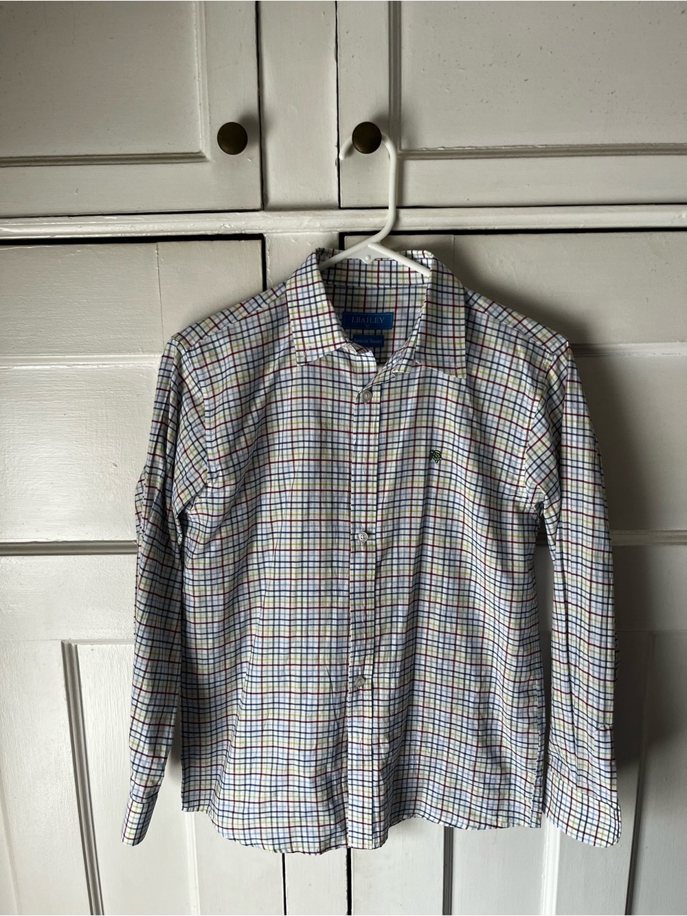 J. Bailey - Multicolor Plaid Button-Down Shirt  - Boy’s Size 12